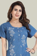 Soft Denim Reya Nightgown