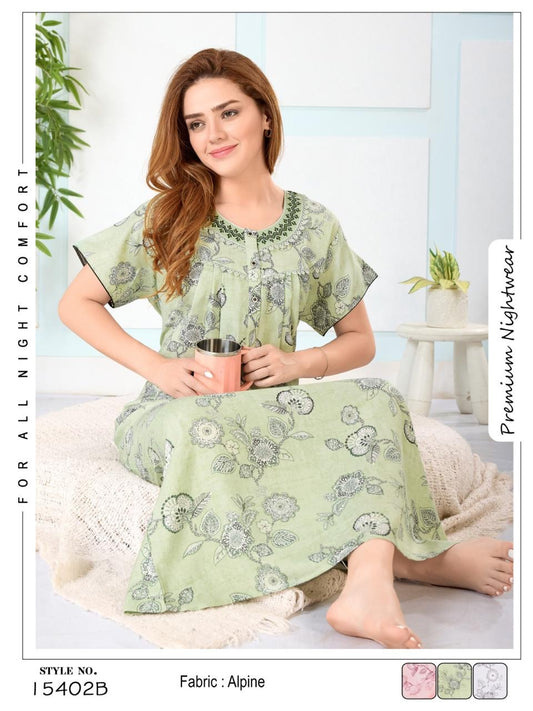 Light Green Supima Cotton Ruhi