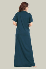 Peacock Blue Milano Cotton Tara