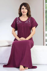 Burgundy Bamboo Cotton Monali