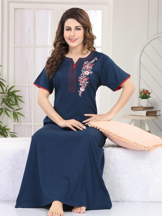 Peacock Blue Milano Cotton Jheel