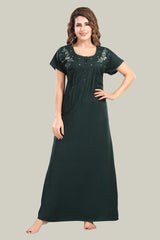 Bottle Green Supima Cotton Plain Nisha