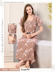 Sand Brown Bamboo Cotton Liya
