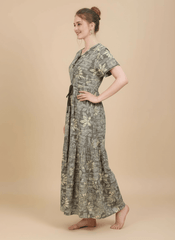 Light Grey Supima Cotton Umbrella Nightgown Tina