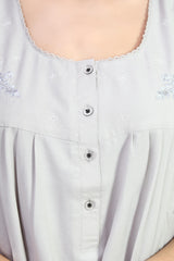 Swoke Grey Supima Cotton Plain Nisha