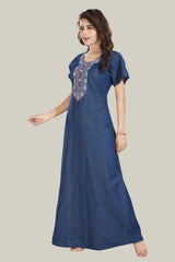 Soft Denim Nora Nightgown