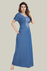 Soft Denim Aria Nightgown