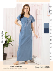 Soft Denim Elsie Nightgown