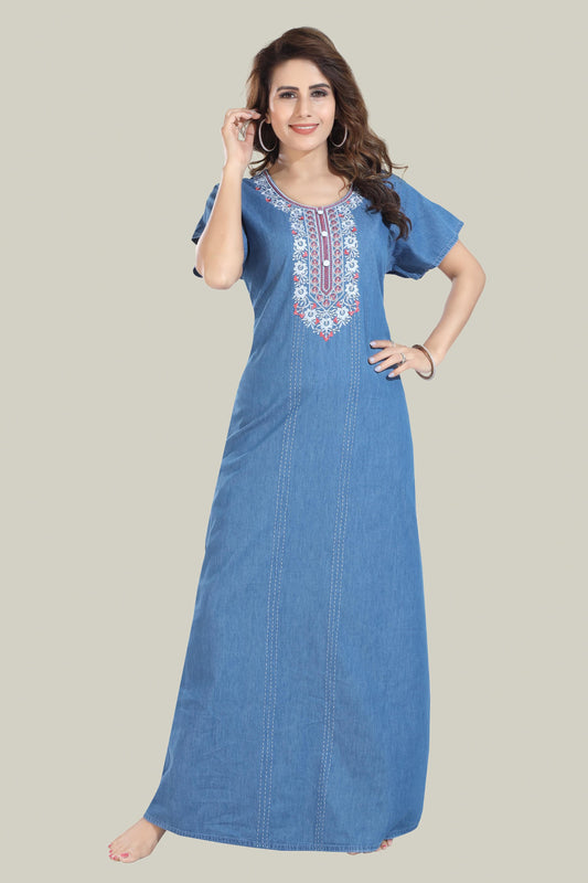 Soft Denim Nora Nightgown