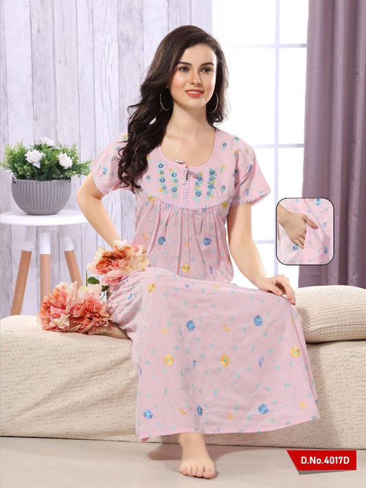 Blossom Pink Pure Mulmul Cotton Lyra