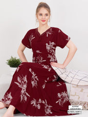 Red Supima Cotton Umbrella Nightgown Ziva