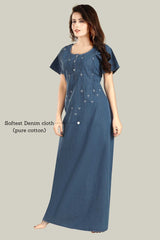 Soft Denim Salina Nightgown