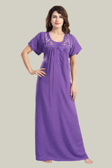 Violet Bamboo Cotton Monali