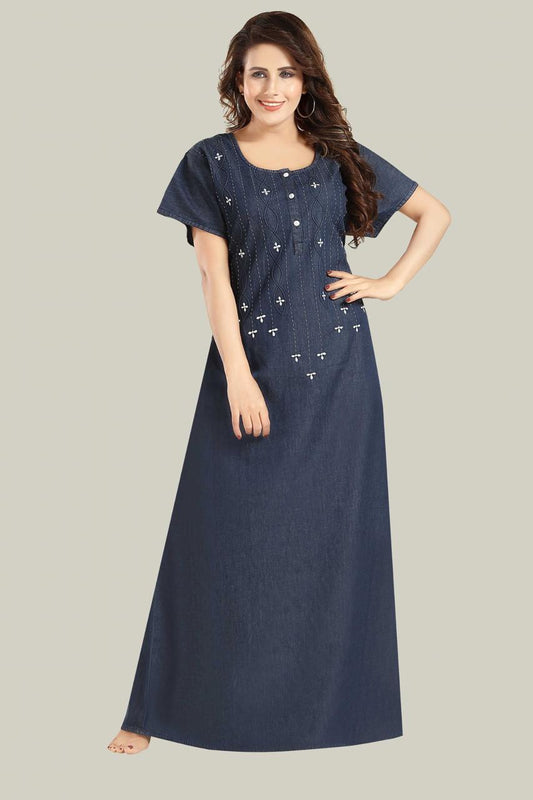 Soft Denim Salina Nightgown