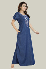 Soft Denim Aria Nightgown