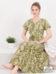 Light Green Supima Cotton Umbrella Nightgown Tina