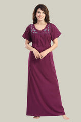 Burgundy Bamboo Cotton Monali
