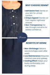 Soft Denim Revana Nightgown