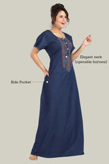 Soft Denim Alora Nightgown