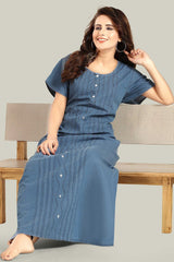 Soft Denim Amelia Nightgown