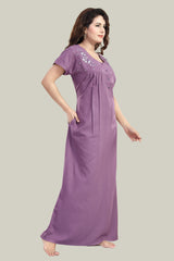 Lavender Supima Cotton Plain Nisha
