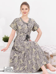 Light Grey Supima Cotton Umbrella Nightgown Tina