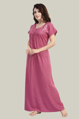 Pink Supima Cotton Plain Nisha