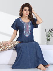 Soft Denim Nora Nightgown