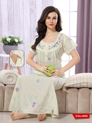 Lemon Yellow Pure Mulmul Cotton Aisha