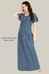 Soft Denim Revana Nightgown