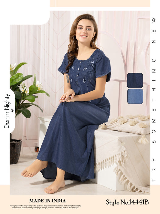 Soft Denim Mehar Nightgown