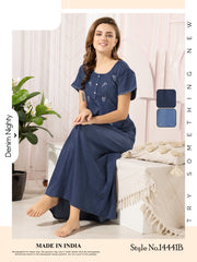 Soft Denim Mehar Nightgown