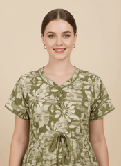 Light Green Supima Cotton Umbrella Nightgown Tina