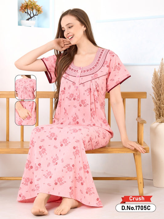 Baby Pink Bamboo Cotton Kashvi