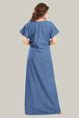 Soft Denim Scarlett Nightgown