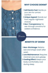 Soft Denim Revana Nightgown