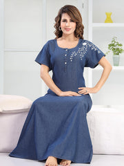Soft Denim Scarlett Nightgown