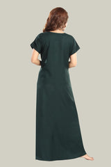 Bottle Green Supima Cotton Plain Nisha
