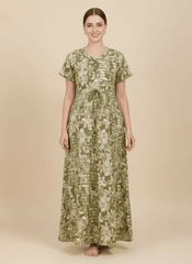 Light Green Supima Cotton Umbrella Nightgown Tina