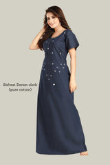 Soft Denim Salina Nightgown