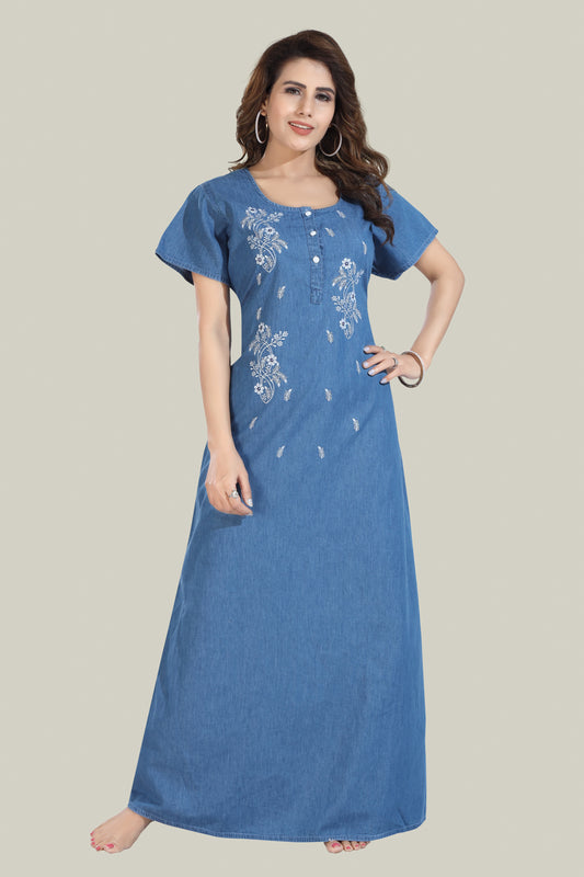Soft Denim Reya Nightgown