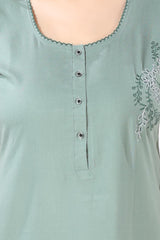 Tiffany Blue Supima Cotton Plain Nina