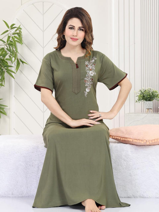 Sage Green Milano Cotton Jheel