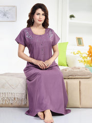 Lavender Supima Cotton Plain Nisha