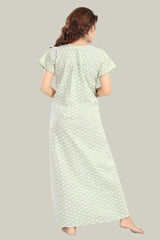 Pista Green Pure cotton Chikankari Amyra