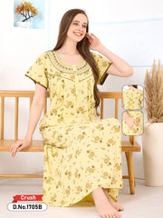 Yellow Blue Bamboo Cotton Kashvi