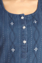 Soft Denim Salina Nightgown