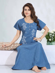 Soft Denim Reya Nightgown