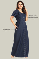 Soft Denim Revana Nightgown