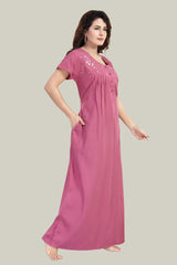 Pink Supima Cotton Plain Nisha